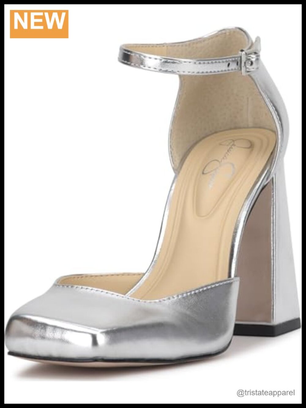 Faux Leather Platform Block Heel Pumps